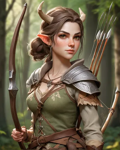 female warrior,wood elf,bow and arrows,huntress,fantasy portrait,bows and arrows,field archery,mara,elven,dacia,male elf,archery,druid,sterntaler,ranger,gamekeeper,game illustration,fae,longbow,swordswoman,Conceptual Art,Fantasy,Fantasy 31