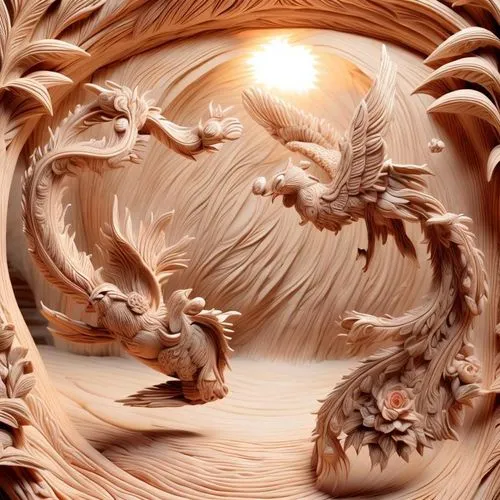 wood carving,wood art,carved wood,chinese dragon,fractals art,3d fantasy,dragons,mandelbulb,dragon design,sun burning wood,sand art,paper art,carved,dragon,ornamental wood,dragon li,wooden background,carved wall,nine-tailed,wood background