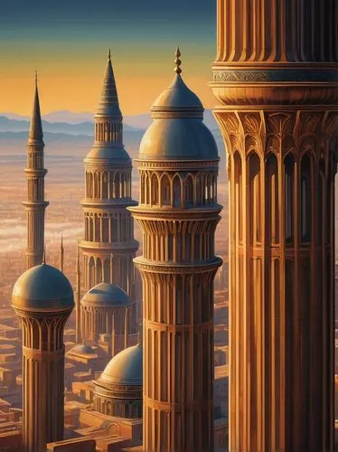 theed,minarets,islamic architectural,coruscant,agrabah,muezzins,mosques,grand mosque,citadels,pink city,caliphs,hajj,ancient city,medinah,makkah,meydan,dubia,coruscating,dubailand,arabic background,Conceptual Art,Sci-Fi,Sci-Fi 20