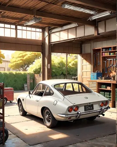 toyota 2000gt,lotus europa,garage,alfa romeo gtv and spider,ferrari 250 gt drogo,lotus elite,triumph gt6,ferrari 275,ats 2500 gt,iso grifo,honda s800,porsche 904,maserati mistral,opel gt,datsun/nissan z-car,jensen interceptor,daimler sp250,alfa romeo gta,1700gt,datsun sports,Anime,Anime,General