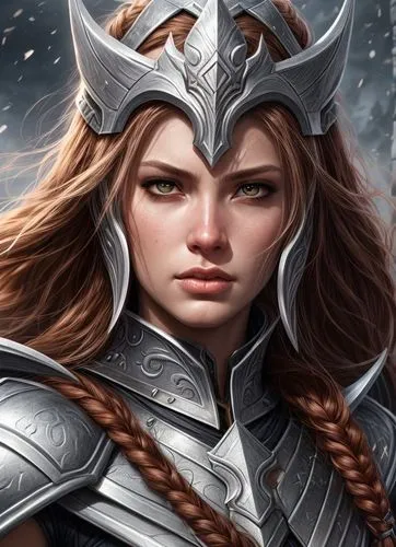 female warrior,fantasy portrait,warrior woman,heroic fantasy,joan of arc,paladin,norse,fantasy warrior,massively multiplayer online role-playing game,swordswoman,huntress,ice queen,samara,fantasy woma