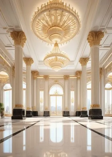 ballroom,emirates palace hotel,ballrooms,cochere,marble palace,neoclassical,lobby,grand hotel europe,habtoor,intercontinental,hall of nations,palatial,baccarat,archly,caesars palace,corinthia,luxury hotel,luxury home interior,palladianism,neoclassicism,Illustration,Japanese style,Japanese Style 14