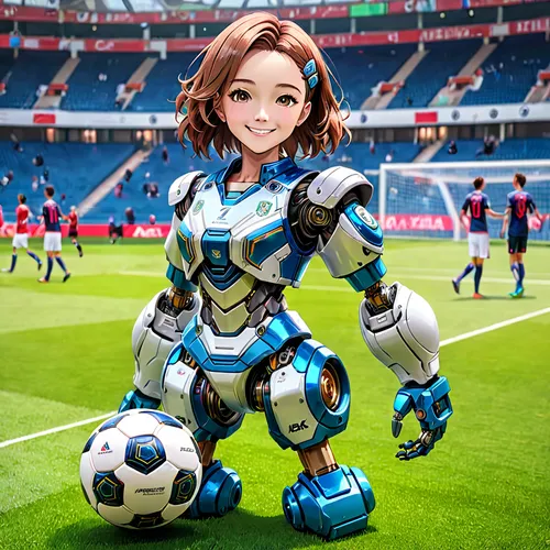 women's football,soccer player,world cup,fifa 2018,football player,footballer,children's soccer,ai,sports girl,copa,mascot,soccer ball,dalian,uefa,sports toy,goalkeeper,minibot,koreatea,korea,soccer-specific stadium,Anime,Anime,General