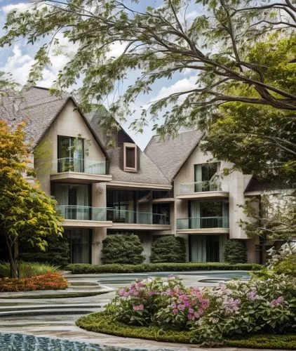 pool glass garden people sunlight summer  bricks flowers
,bendemeer estates,house by the water,new england style house,beautiful home,suburban,idyllic,luxury property,villa,contemporary,luxury home,la