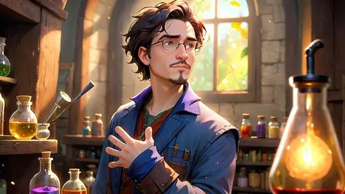 apothecary,bartender,potions,barkeeper,librarian,glassblower,alchemist,remus,candlemaker,bartending,professor,herbology,chemist,barranger,barman,bardsdale,barkeep,lockhart,bonnefoy,shopkeeper,Anime,Anime,General