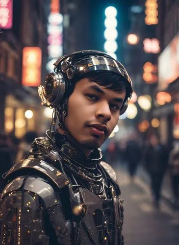 cyberpunk,cyborg,streampunk,asian costume,harajuku,nikko,vintage asian,futuristic,dj,motorcycle helmet,wireless headset,asian culture,disco,wearables,electronic music,cybernetics,hk,monk,tokyo ¡¡,alien warrior,Photography,Natural