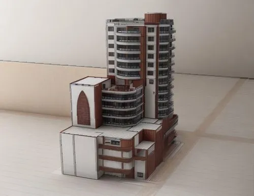 maintain the detail and do a render,high-rise building,residential tower,high rise building,3d rendering,lasdun,edificio,multistorey,escala,condominia,highrise,high rise,renaissance tower,model house,