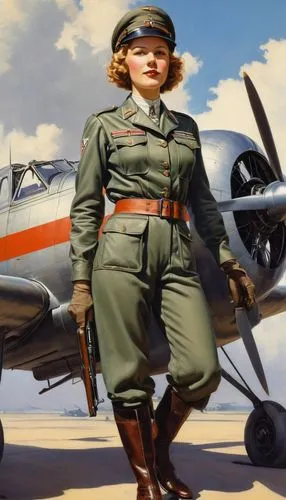 Show me a typical German aviatrix from the 1930s,aviatrix,earhart,wladimiroff,1940 women,servicewoman,usaaf,superfortress,nieuports,aeronauticas,aeronautica,polikarpov,bellanca,vought,leutnant,heinkel