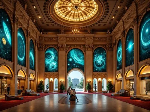 hall of nations,smithsonian,hall of the fallen,shedd,amnh,art gallery,galleria,aquariums,planetarium,stargates,planetariums,atlantis,glyptotek,emporium,ozeaneum,dymaxion,futuristic art museum,entrance hall,musée d'orsay,maximilianeum