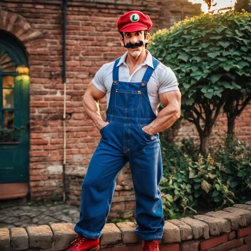 mario,super mario,mario bros,super mario brothers,luigi,plumber,petrol-bowser,macho,popeye,nikola,popeye village,overalls,cosplay image,farmer,builder,pubg mascot,steel man,muscle man,farmer in the woods,girl in overalls,Conceptual Art,Fantasy,Fantasy 26