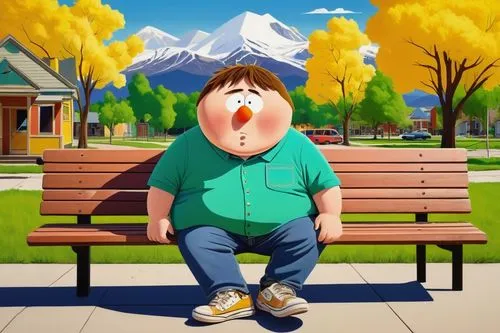 man on a bench,animated cartoon,park bench,chewing gum,greek,cute cartoon character,parks,sneezing,cartoon character,cute cartoon image,sneeze,eating apple,st bernard outdoor,cartoon video game background,outdoor bench,character animation,cartoon people,syndrome,picnic table,recess,Illustration,Vector,Vector 13