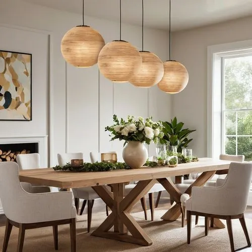 dining room table,dining table,table lamps,contemporary decor,modern decor,scandinavian style,Photography,General,Realistic