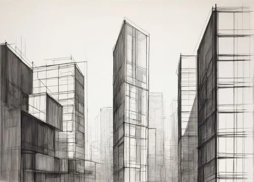 unbuilt,glass facades,buildings,monoliths,highrises,urban towers,high rises,arcology,tall buildings,glass facade,kirrarchitecture,architettura,morphosis,city buildings,city blocks,architectures,ctbuh,libeskind,skyscraping,high-rise building,Photography,Black and white photography,Black and White Photography 14