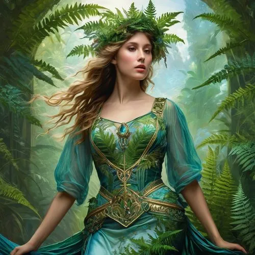 fantasy portrait,titania,dryad,karakas,nissa,faerie,verdant,temur,sorceror,elven forest,the enchantress,rusalka,faery,galadriel,fnm,dryads,margairaz,flora,fantasy picture,fae,Conceptual Art,Fantasy,Fantasy 05