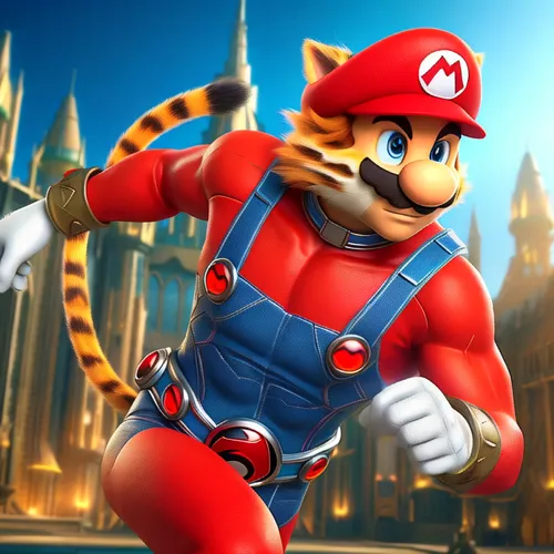 smashnova,sportacus,marios,mario,willmarth,cheetor,smashup,mpika,red super hero,3d render,paisano,cappy,super mario brothers,kawata,playmander,smash,ario,marshal,ness,morrissette