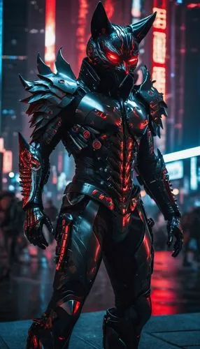 cyberpunk,enforcer,cat warrior,alien warrior,predator,armored,batman,brute,masquerade,lone warrior,3d crow,armored animal,cinematic,fantasy warrior,king of the ravens,samurai,knight,villain,drg,shredder,Conceptual Art,Sci-Fi,Sci-Fi 09