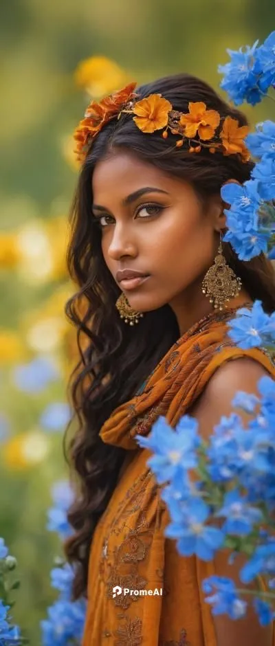 indian woman,aromanians,beautiful girl with flowers,girl in flowers,splendor of flowers,indian girl,polynesian girl,marshallese,tiger lily,indian bride,arundhati,oshun,bohemian art,indian headdress,fl