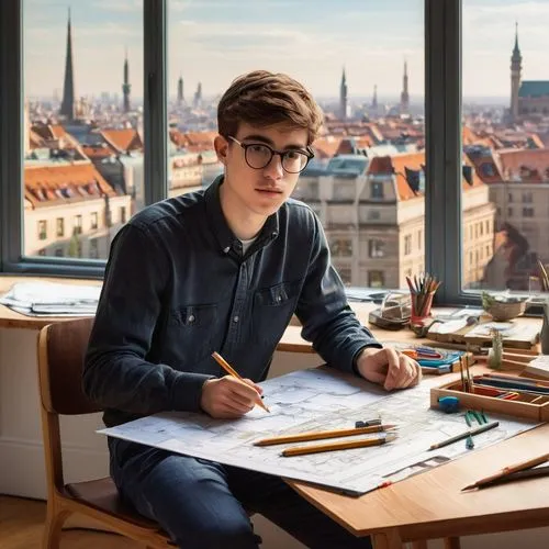 rodenstock,blur office background,tutor,male poses for drawing,kurz,schulmann,spiekermann,lipstadt,office worker,table artist,andrejevs,tarjei,librarian,studentenverbindungen,illustrator,ulrik,scholar,rottmann,wunderkind,studentenverbindung,Art,Classical Oil Painting,Classical Oil Painting 42