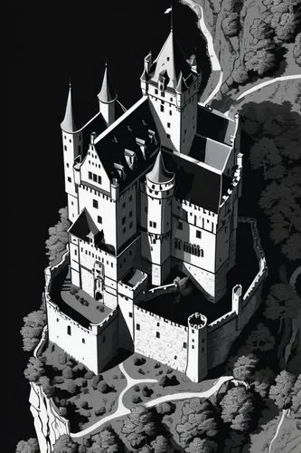 knight's castle,castle of the corvin,medieval castle,castle keep,ghost castle,haunted castle,castle,dracula castle,ravenloft,castleguard,bethlen castle,taufers castle,castle bran,castletroy,templar castle,bach knights castle,castel,waldeck castle,castledawson,fairy tale castle,Illustration,Black and White,Black and White 33