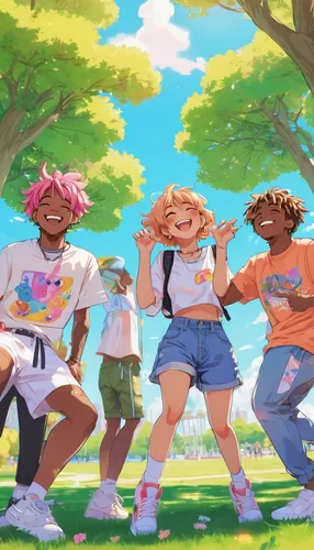 recess,citrus,ganmodoki,children's background,kids illustration,summer background,would a background,straw hats,90s,desktop wallpaper,malasada,desktop background,guava jam,daycare,torekba,80s,culture rose,pink family,bandana background,yo-kai,Illustration,Japanese style,Japanese Style 02