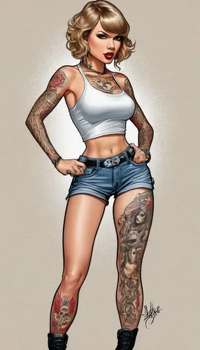 tattoo girl,watercolor pin up,retro pin up girl,pin-up girl,rockabella,pin up girl,pinup girl,pin-up model,harley,valentine pin up,pin ups,pin up,tattoos,retro pin up girls,pin-up,marylyn monroe - female,christmas pin up girl,marilyn,pin up girls,pin-up girls,Illustration,Abstract Fantasy,Abstract Fantasy 23