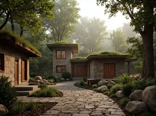 teahouse,house in the forest,home landscape,forest house,summer cottage,zen garden,landscaped,japanese garden,render,cottage,ancient house,asian architecture,seclude,springhouse,japanese garden ornament,house in mountains,riverwood,japanese zen garden,bungalows,wooden house