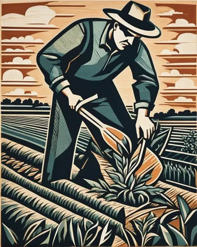 Organic Farmer Sowing Seed Woodcut Retro,farmworker,farm workers,cool woodblock images,agriculture,agricultural use,farmer,agricultural,field cultivation,farmers,farming,picking vegetables in early sp