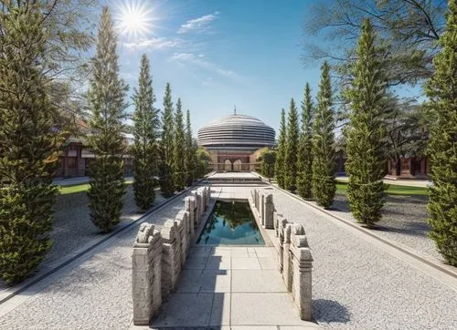 a ancient university o nalanda in its prime,tashkent,samarkand,hall of supreme harmony,uzbekistan,persian architecture,temple of heaven,tajikistan,alcazar of seville,chapultepec,garden of the fountain