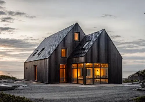 dunes house,inverted cottage,snohetta,bohus,danish house,arkitekter,cubic house,timber house,cube house,passivhaus,metal cladding,austevoll,electrohome,frame house,bjarke,wooden house,weatherboard,bohlin,skokholm,dinesen,Architecture,Commercial Building,Modern,Organic Modernism 1