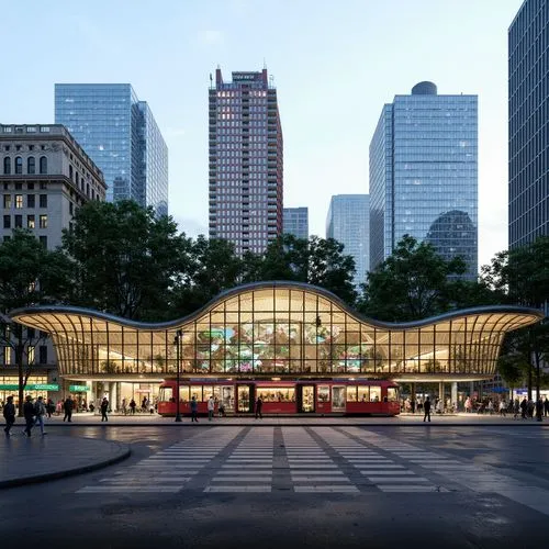 zeil,grandcentral,tokyo station,subway station,grand central station,transbay,osaka station,trainshed,hbf,hongdan center,erawan,costanera center,central station,mvrdv,metro station,etfe,shenzen,koolhaas,grand central terminal,glass facade