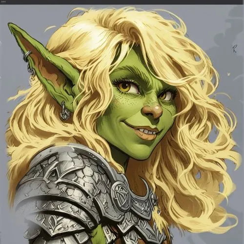 orc,half orc,shadrake,goblin,paladin ,D&D,Unique,Design,Character Design