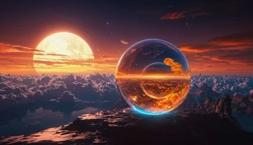 stargate,3d fantasy,portals,alien world,alien planet,orb,futuristic landscape,planet eart,glass sphere,astral traveler,portal,torus,sky space concept,space art,fire ring,wormhole,fire planet,crystal ball,planet,terraforming