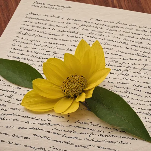 Write a touching letter to a bereaved family, offering support and sympathy.,flowers in envelope,sunflower paper,bookmark with flowers,paper flower background,a letter,thank you note,scrapbook flowers