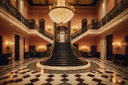 kempinski,hallway,foyer,ritzau,hotel hall,staircase,entrance hall,grand hotel europe,driskill,paradores,emirates palace hotel,palladianism,ballroom,gleneagles hotel,emporium,venetian hotel,royal interior,europe palace,corridor,cochere,Art,Artistic Painting,Artistic Painting 31