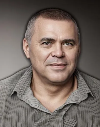 an older man in a shirt looking off to the side,aksyonov,tartakovsky,novoselov,durakovic,borissov,cioculescu,Common,Common,Natural