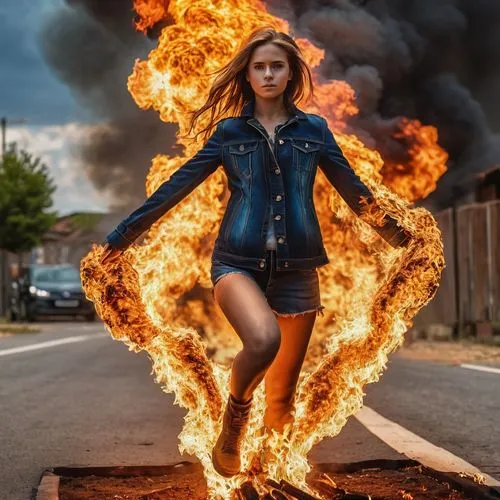 woman fire fighter,stuntwoman,firestarter,fire artist,fire angel,fire background,pyromaniac,fire dancer,combustion,firetrap,pyromania,firestorm,fire siren,pyrokinesis,burn down,burnout fire,fire fighter,flammability,the conflagration,city in flames,Photography,General,Realistic