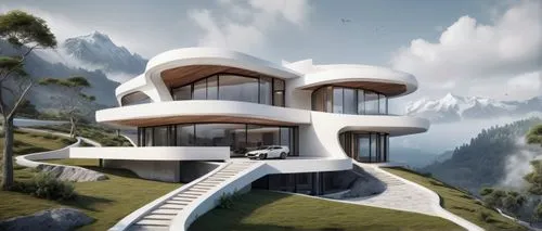 house in mountains,house in the mountains,modern house,dreamhouse,dunes house,cubic house,3d rendering,modern architecture,futuristic architecture,cube stilt houses,cube house,render,roof landscape,futuristic landscape,luxury property,floating island,inverted cottage,beautiful home,cantilevers,prefab,Conceptual Art,Daily,Daily 13