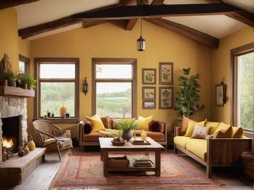 sunroom,sitting room,wooden beams,living room,home interior,ochre,family room,livingroom,interior decor,country cottage,autumn decor,beautiful home,great room,gold stucco frame,fireplaces,rustic aesthetic,wooden windows,interior design,dandelion hall,contemporary decor,Photography,Fashion Photography,Fashion Photography 08