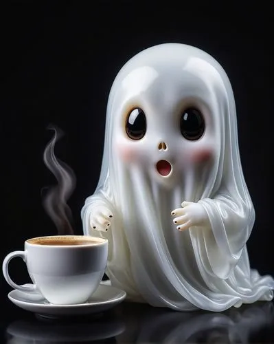 halloween coffee,cute coffee,latte art,macchiato,woman drinking coffee,coffee art,boo,hot drink,hot coffee,cappuccino,mocaccino,drinking coffee,café au lait,cup of coffee,i love coffee,coffee foam,a cup of coffee,ghost girl,coffee tea illustration,cup coffee