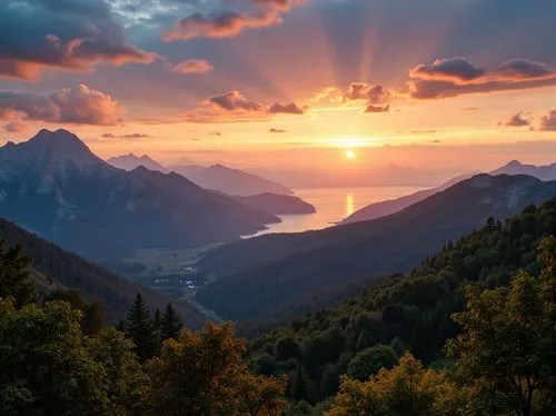 tianchi,mountain sunrise,alpine sunset,slovenia,southeast switzerland,kranjska,berchtesgaden alps,austria,eastern switzerland,autumn mountains,landscape mountains alps,beautiful landscape,berchtesgadener land,senja,tramonto,dachstein,the alps,mountain and sea,alps,mountain landscape