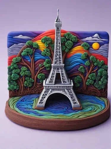 wood art,universal exhibition of paris,wood carving,glass painting,rock painting,art soap,french confectionery,petit gâteau,plasticine,clay animation,decorative rubber stamp,basil's cathedral,clay packaging,fabric painting,trivet,cool woodblock images,handicrafts,hand-painted,pâtisserie,sand art,Illustration,Abstract Fantasy,Abstract Fantasy 21