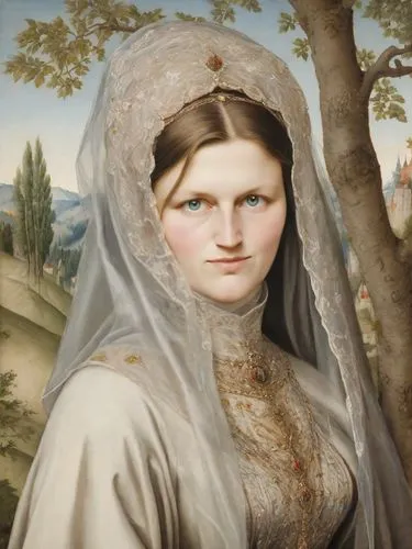 perugini,moehler,khnopff,bouguereau,the prophet mary,franz winterhalter,Digital Art,Impressionism