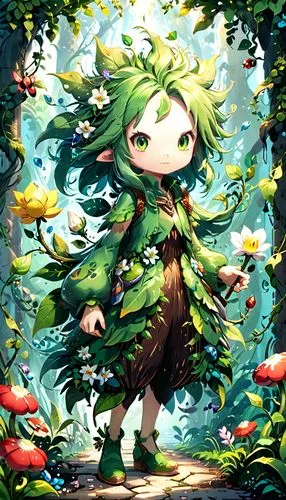 spring leaf background,lilly of the valley,fairy peacock,lily of the field,marie leaf,forest clover,fae,frog background,child fairy,green aurora,frog prince,fairy tale character,flower fairy,garden fairy,spring background,forest fish,rusalka,piko,navi,green wallpaper,Anime,Anime,General