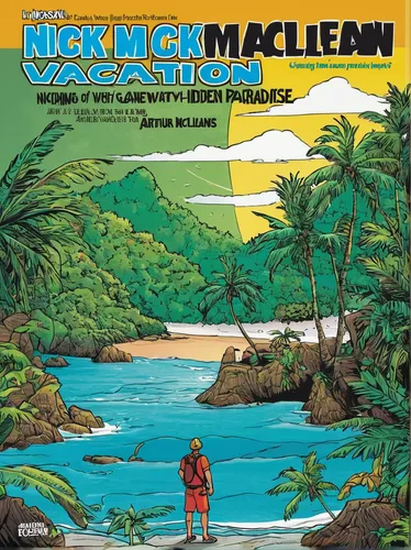 Nick McLean's Vacation: Join Nick McLean on a relaxing getaway as he uncovers a hidden secret that threatens to shatter paradise.,cd cover,jamaica,macadamia,cover,magazine cover,indian ocean,oceania,t