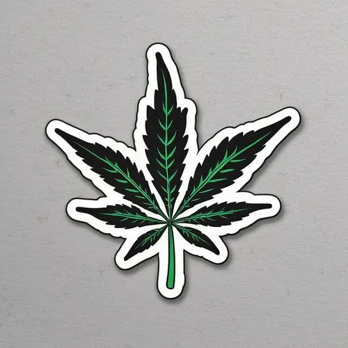 a vinyl sticker of a black cartoon cannabis leaf
,huana,legalize,decal,pokok,sticker,mape leaf,cannabidio,green leaf,sportsticker,weed,marihuana,ganja,legalization,custody leaf,marijuiana,stickers,cli