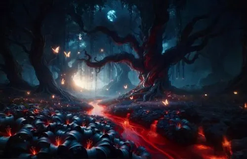 elven forest,haunted forest,holy forest,forest glade,tree grove,fairy forest,the forest,forest dark,woolfe,mirkwood,forest of dreams,mushroom landscape,molten,enchanted forest,lava river,ignagni,malom,forest floor,holloways,forest