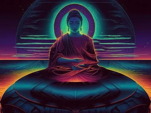 laser buddha mountain,buddha,buddhaghosa,thai buddha,buddha focus,buddah,Illustration,Realistic Fantasy,Realistic Fantasy 25