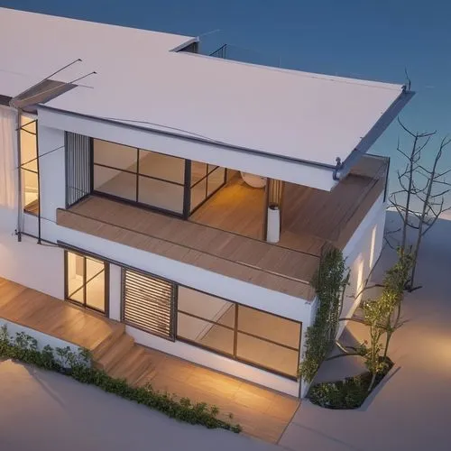 3d rendering,modern house,prefab,weatherboard,passivhaus,cubic house,render,folding roof,revit,frame house,smart home,homebuilding,modern architecture,weatherboards,electrohome,duplexes,sketchup,weatherboarding,dunes house,mid century house,Photography,General,Realistic