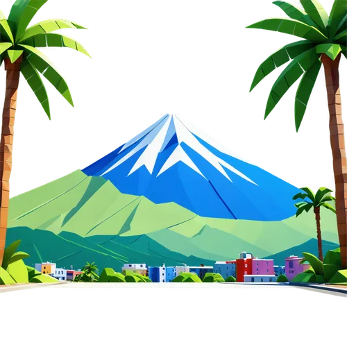 palm tree vector,background vector,fujiyama,landscape background,fuji,mountain world,japanese mountains,palmtrees,mount fuji,stratovolcano,mobile video game vector background,fuji mountain,low poly,japanese background,low-poly,cartoon video game background,kilimanjaro,mt fuji,el teide,hokkaido,Unique,3D,Low Poly