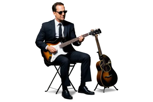 jazz guitarist,guitar player,guitarist,bass guitar,acoustic-electric guitar,musician,suit actor,guitar,slide guitar,concert guitar,png transparent,classical guitar,solo entertainer,guitor,chair png,duesenberg,arpeggione,acoustic guitar,epiphone,men's suit,Illustration,Realistic Fantasy,Realistic Fantasy 34